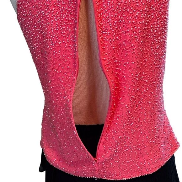 Jkara || Flamingo, pink with embellishments throughout. Size large. - Picture 4 of 13